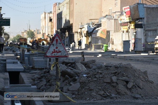 آخرین وضعیت بازسازی خیابان ارم