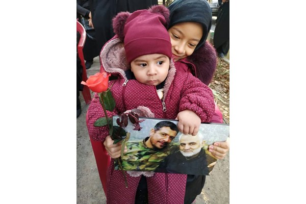 مراسم بزرگداشت محافظ سردار سلیمانی در قم برگزار شد+تصاویر