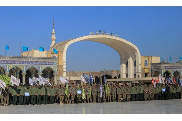 صبحگاه مشترک نیروهای مسلح استان قم در مسجد جمکران برگزار می‌شود