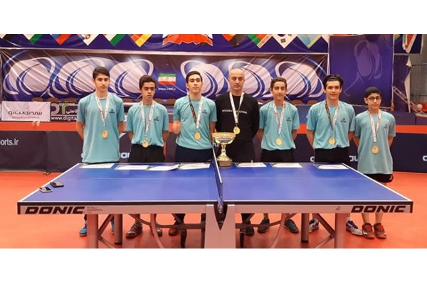 قهرمانی مقتدرانه قم در لیگ برتر تنیس روی‌میز پسران ایران