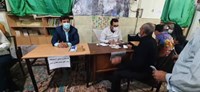 تصاویری از ویزیت رایگان بیماران توسط پزشکان جهادی در مناطق کمتر برخوردار قم