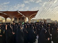 تجمع مردمی حمایت از حجاب و عفاف در قم+تصاویر