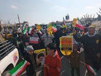 گزارش تصویری | راهپیمایی روز ۲۲ بهمن  در کهک