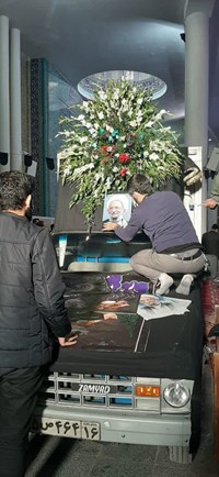 هم اکنون؛مراسم وداع با پیکر آیت الله مصباح در مصلی قم+ عکس و فیلم 