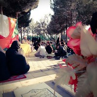  مراسم جشن تولد شهید افغانستانی توسط جوانان قمی برگزار شد+ تصاویر 