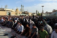 برگزاری نماز عید فطر در حرم مطهر