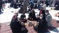 حال و هوای مسجد مقدس جمکران در لحظه تحویل سال نو به روایت تصویر