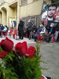 مراسم بزرگداشت محافظ سردار سلیمانی در قم به برگزار شد+تصاویر