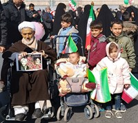 حاشیه‌های راهپیمایی ۲۲ بهمن در قم+تصاویر