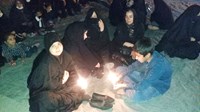 تصاویری از مراسم شب شهادت حضرت رقیه در روستای حاجی آباد قم