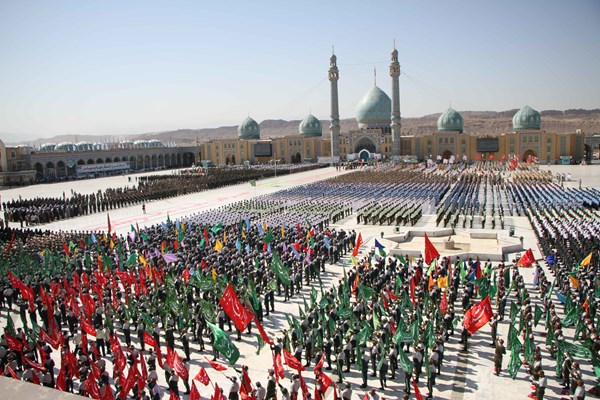 مراسم عهد سربازی و تجدید بیعت با امام زمان (عج) 