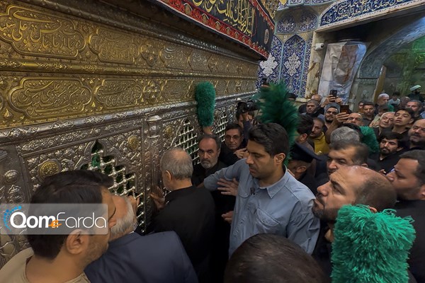  زیارت رئیس‌جمهور در حرم حضرت معصومه (س)