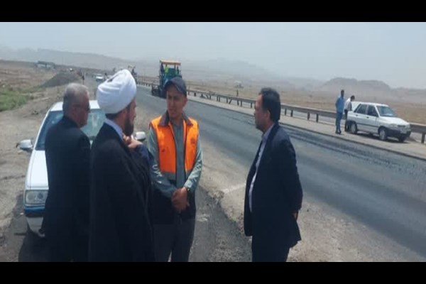  بازدید دادستان قم از آزادراه امیرکبیر 