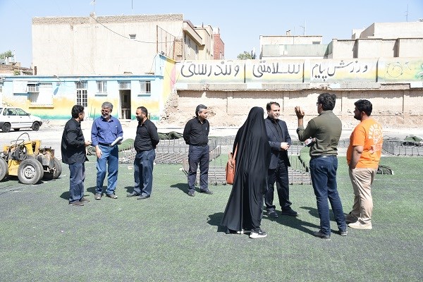 گزارش تصویری | بازدید اصحاب رسانه از اماکن ورزشی درحال ساخت قم