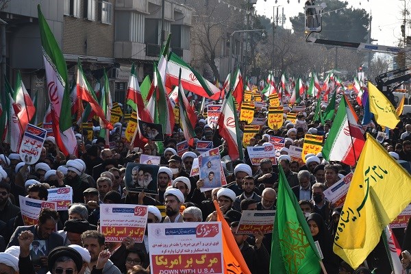 گزارش تصویری | راهپیمایی سالروز حماسه ۹ دی