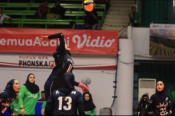 کسب رتبه ششم در آسیا برای دختران والیبال ایران
