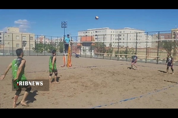  پایان مسابقات والیبال ساحلی بزرگسالان استان قم