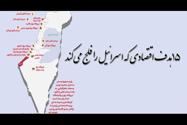 ۱۵ هدف اقتصادی که اسرائیل را فلج می‌کند
