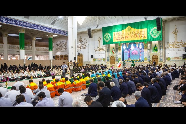 آیین خطبه خوانی خادمان حرم حضرت فاطمه معصومه (س)