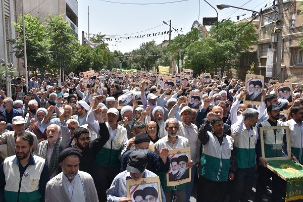 گزارش تصویری | برگزاری راهپیمایی بزرگداشت روز ۱۵ خرداد
