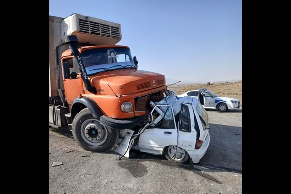 حادثه مرگبار ۲ تصادف با کامیون