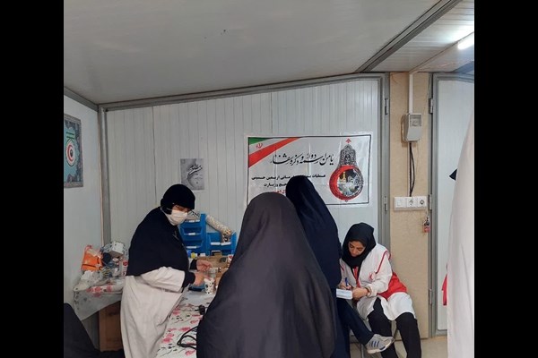 خدمات هلال‌احمر قم در عراق برای زائران اربعین