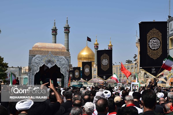 تشییع پیکر مطهر ۲ شهید تجاوزات اخیر