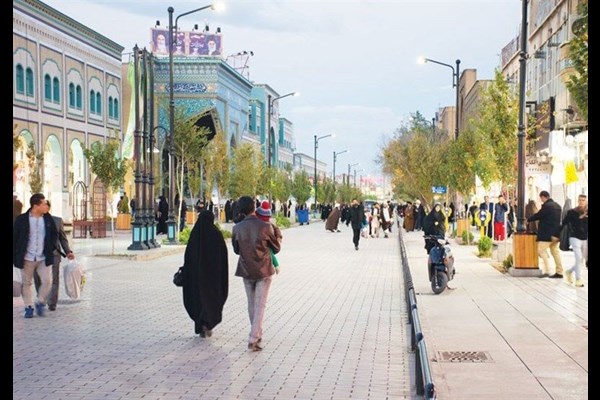  ضلع غربی حرم حضرت معصومه(س) پیاده راه شهری می شود