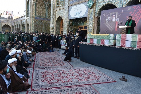 گزارش تصویری | مراسم تشییع چهار شهید گمنام در قم