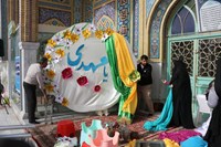 سفره هفت سین در جوار امامزادگان استان قم