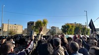 تشییع پیکر مطهر شهید گمنام در بوستان شهریار