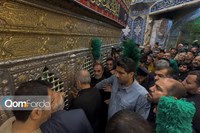  زیارت رئیس‌جمهور در حرم حضرت معصومه (س)