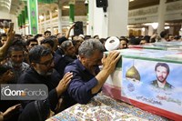 وداع با پیکر ۶ شهید حملات رژیم صهیونیستی
