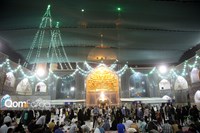 شب عید قربان در حرم بانوی کرامت