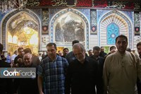  زیارت رئیس‌جمهور در حرم حضرت معصومه (س)