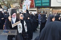 گزارش تصویری | دسته عزاداری و راهپیمایی مردم و هیئت‌های مذهبی قم در محکومیت اغتشاشگران
