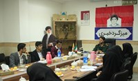 اولین میزگرد خبری بسیج دانش آموزی استان قم با عنوان استکبار ستیزی برگزار شد