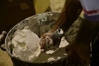 پخت کیک 313متری در مسجد مقدس جمکران