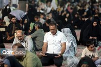 شب عید قربان در حرم بانوی کرامت