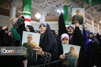 وداع با پیکر ۶ شهید حملات رژیم صهیونیستی