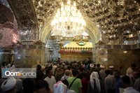 حرم بانوی کرامت در سالروز میلاد امام هشتم