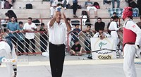 برگزاری مسابقات قهرمانی تکواندو پسران استان قم