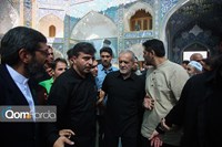  زیارت رئیس‌جمهور در حرم حضرت معصومه (س)