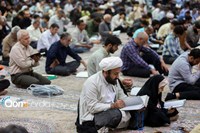 شب عید قربان در حرم بانوی کرامت