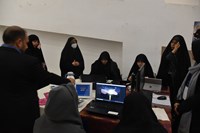 بازدید مسئولان استانی از چهارمین رویداد تولید محتوای دیجیتال بسیج استان قم + تصاویر