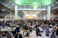 شب عید قربان در حرم بانوی کرامت