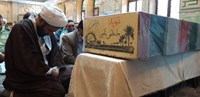 مزار شهدای آزادی خرمشهر در قم غبار روبی شد+ عکس