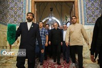  زیارت رئیس‌جمهور در حرم حضرت معصومه (س)