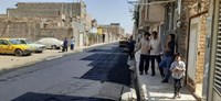 آسفالت معابر محله شادقلی خان+ تصاویر