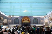 حرم بانوی کرامت در سالروز میلاد امام هشتم